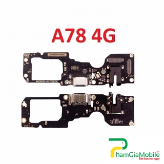 Thay Cụm Sạc, Chui Sạc Oppo A78 4G Sạc Chập Chờn, Không Vào Pin